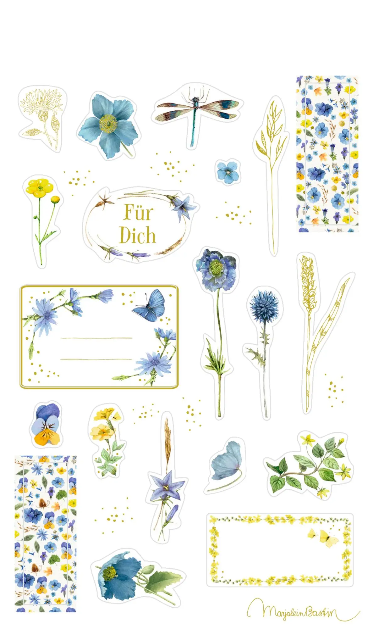 Bild: 4050003958095 | Sticker und Etiketten - Stickerbogen mit 100 Stickern | Bastin | Buch