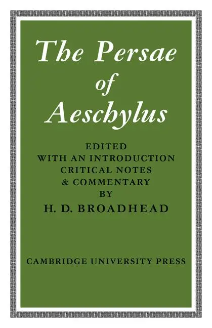 Cover: 9780521118095 | The Persae of Aeschylus | Aeschylus | Taschenbuch | Englisch | 2009