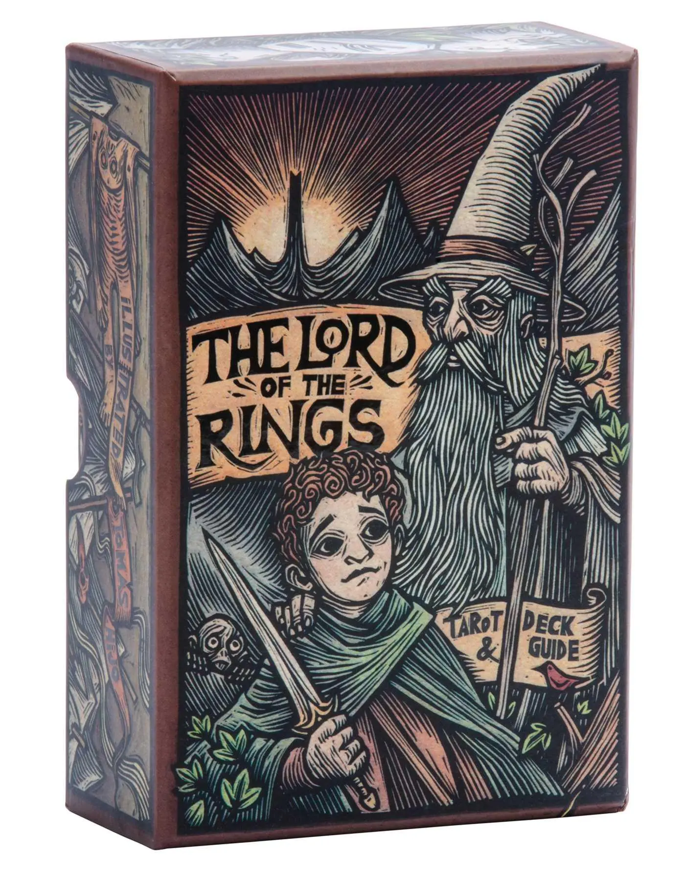 Cover: 9781647228095 | The Lord of the Rings: Tarot Deck and Guide | Casey Gilly | Box | Box