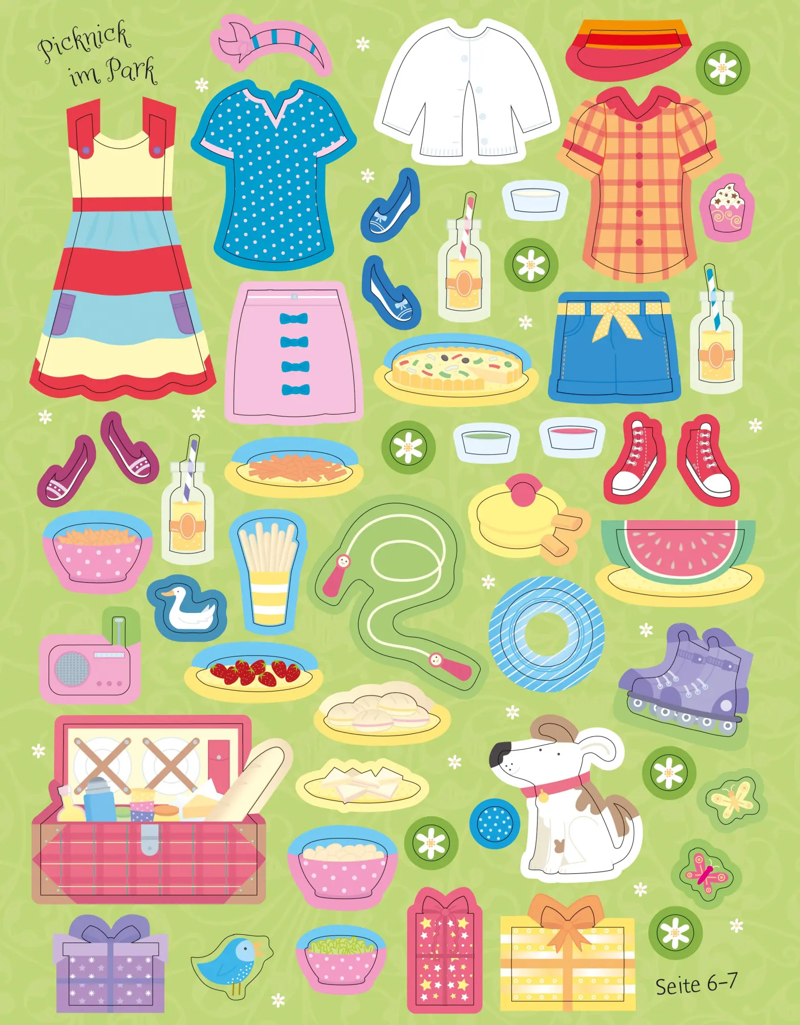 Bild: 9781789418095 | Mein Anziehpuppen-Stickerbuch: Partys | Fiona Watt | Taschenbuch