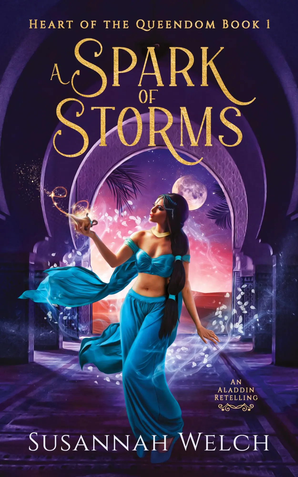 Cover: 9781958568095 | A Spark of Storms | An Aladdin Retelling | Susannah Welch | Buch
