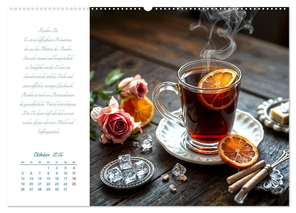 Bild: 9783457328095 | Ein Jahr in Tassen - Die Welt des Tees (Wandkalender 2026 DIN A2...