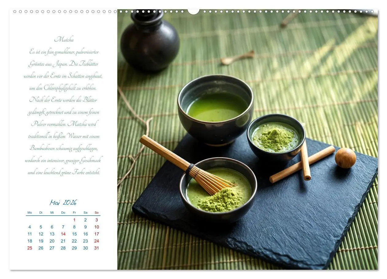 Bild: 9783457328095 | Ein Jahr in Tassen - Die Welt des Tees (Wandkalender 2026 DIN A2...