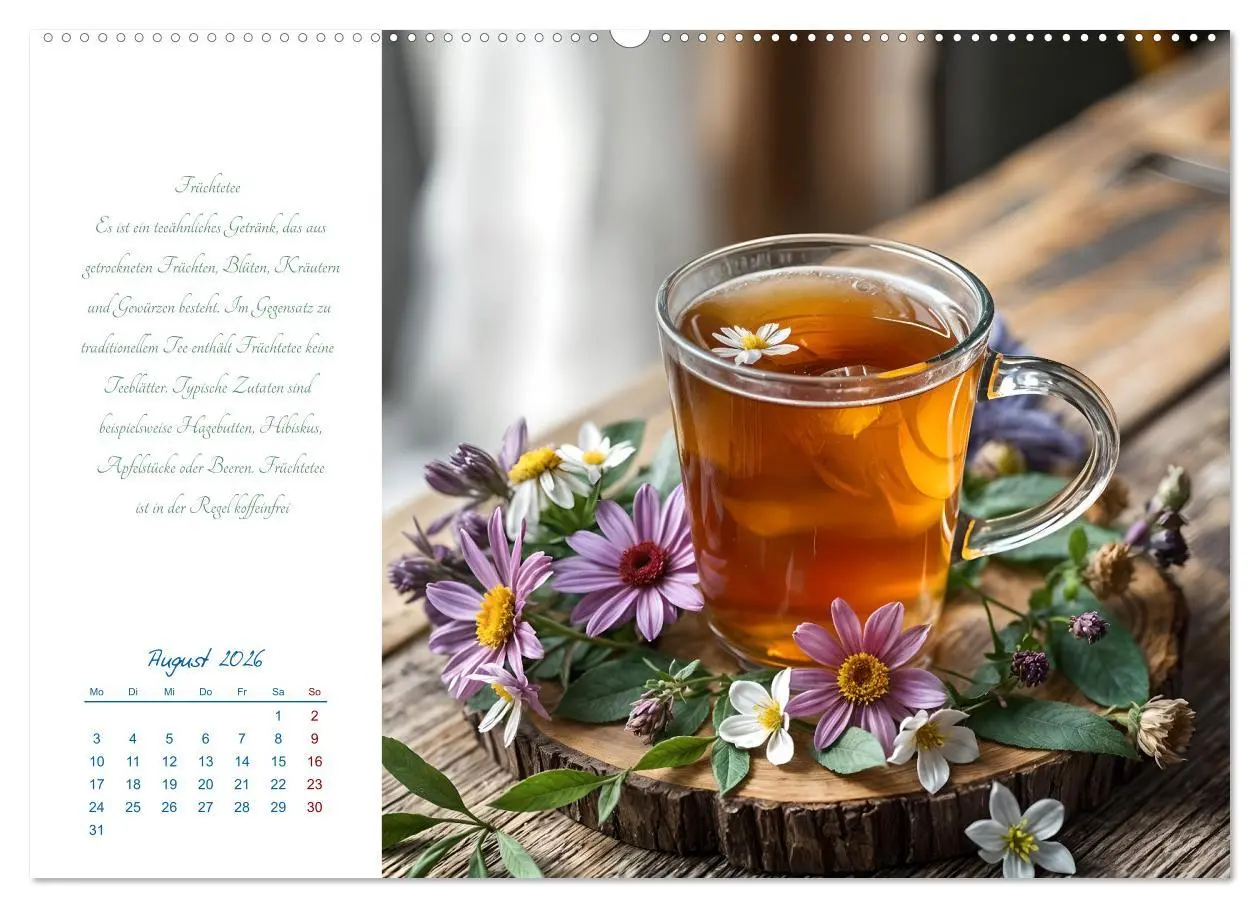 Bild: 9783457328095 | Ein Jahr in Tassen - Die Welt des Tees (Wandkalender 2026 DIN A2...