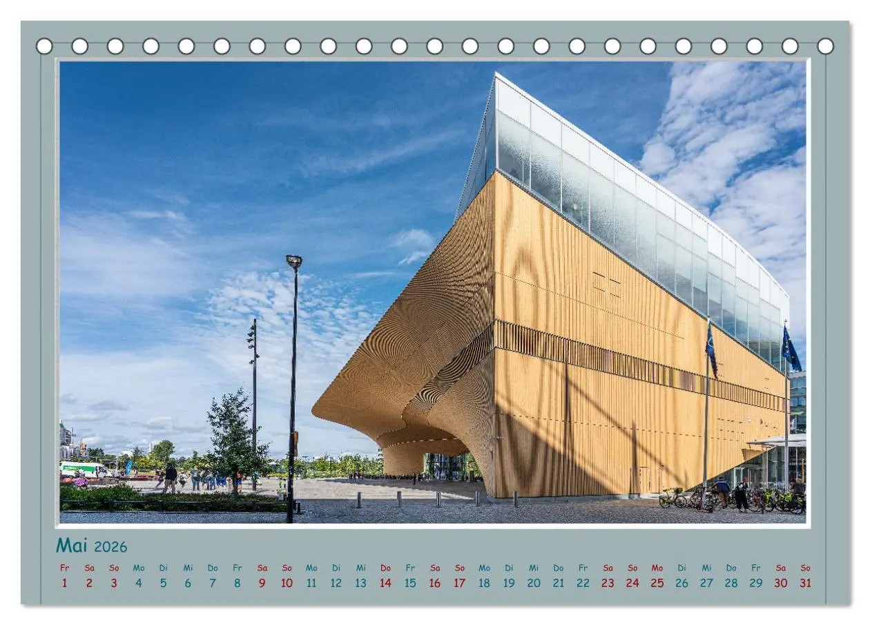 Bild: 9783457568095 | HELSINKI CITY (Tischkalender 2026 DIN A5 quer), CALVENDO...