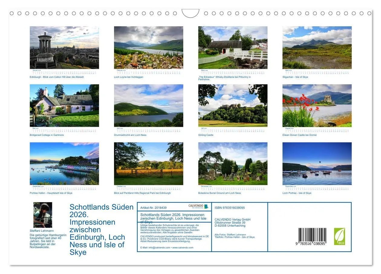 Bild: 9783516038095 | Schottlands Süden 2026. Impressionen zwischen Edinburgh, Loch Ness...