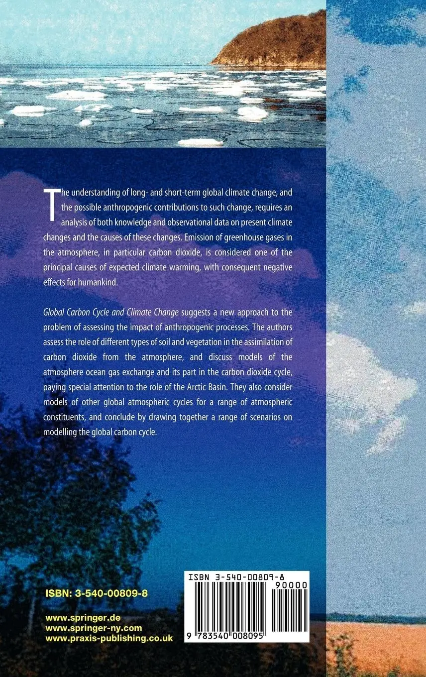 Rückseite: 9783540008095 | Global Carbon Cycle and Climate Change | Vladimir F. Krapivin (u. a.)