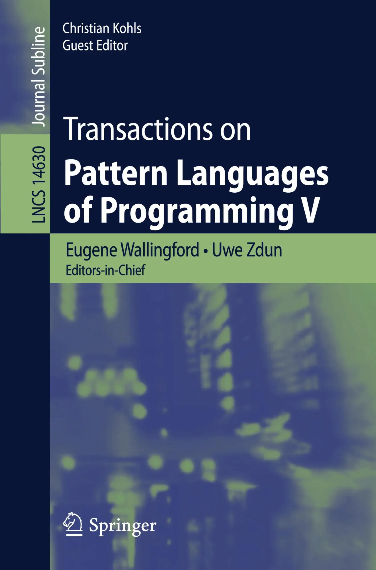 Cover: 9783662708095 | Transactions on Pattern Languages of Programming V | Taschenbuch | ix