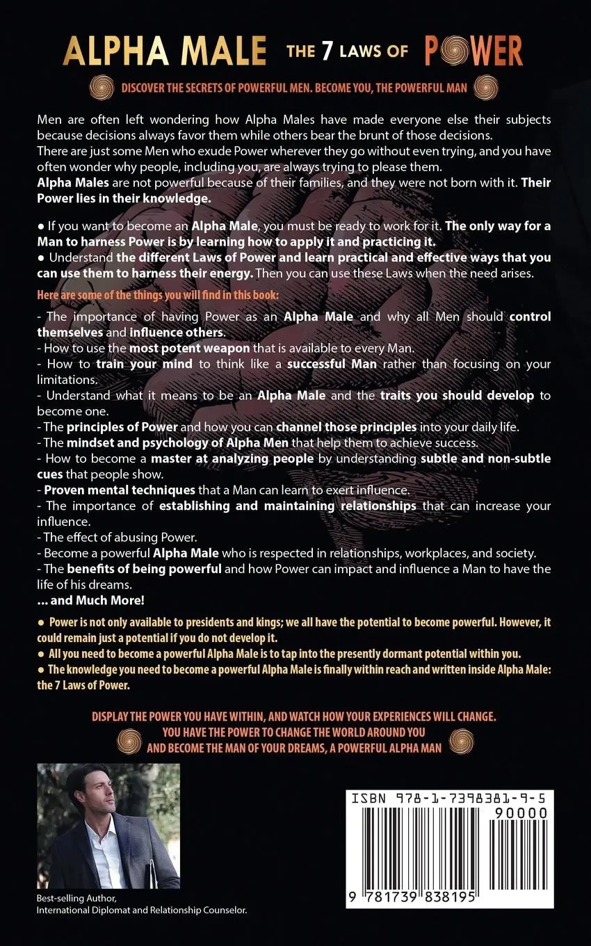 Rückseite: 9781739838195 | ALPHA MALE the 7 Laws of POWER | Sean Wayne | Taschenbuch | Englisch