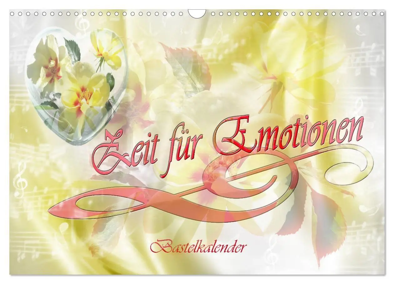 Cover: 9783569598195 | Zeit für Emotionen Bastelkalender (Wandkalender 2027 DIN A3 quer),...