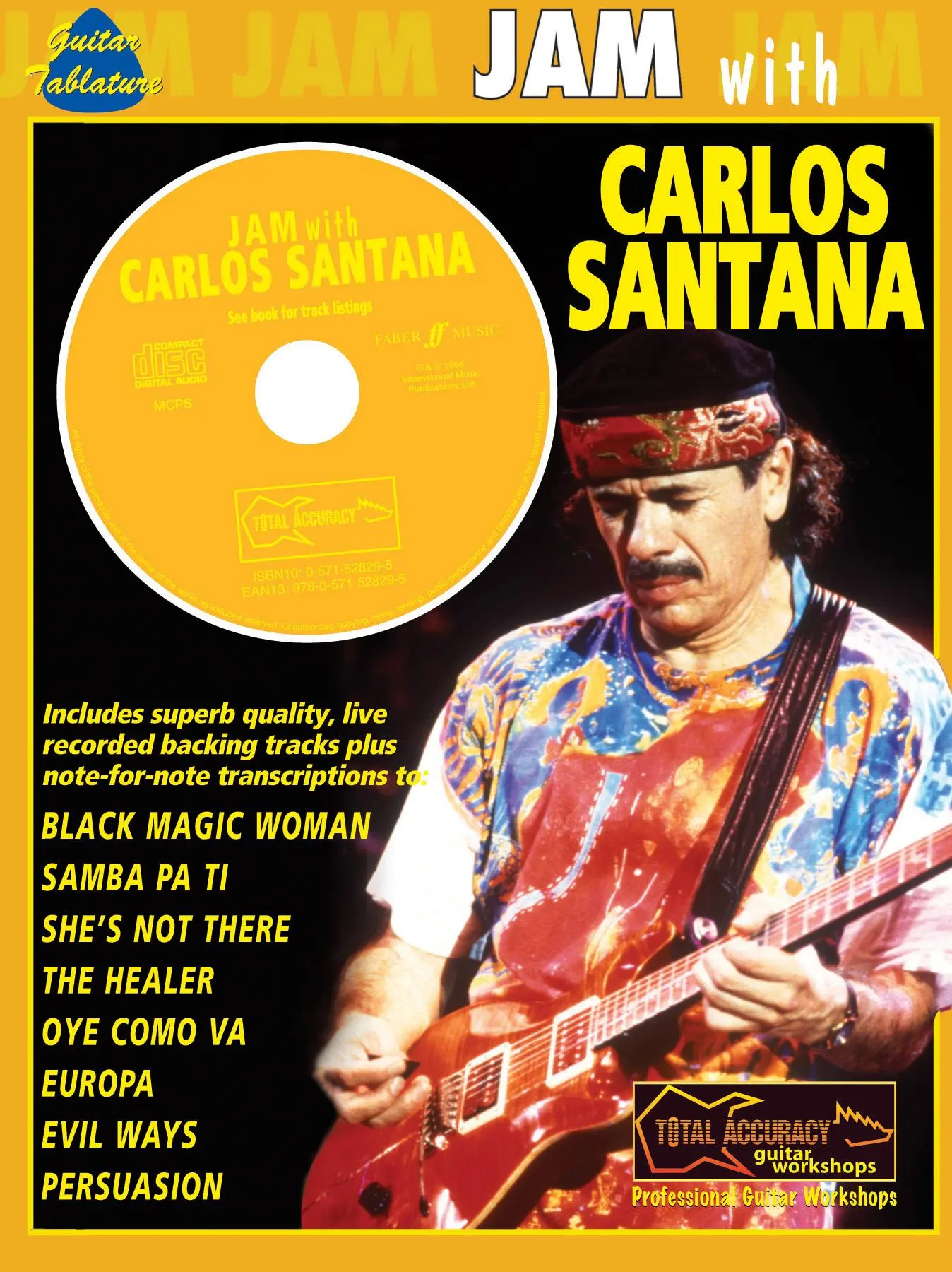 Cover: 9780571528295 | Jam with Carlos Santana | Book &amp; CD | Carlos Santana | Taschenbuch