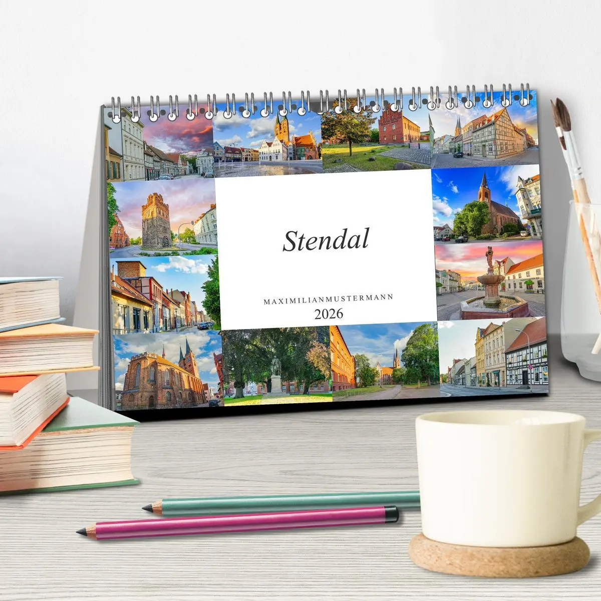 Bild: 9783457788295 | Stendal Impressionen (Tischkalender 2026 DIN A5 quer), CALVENDO...