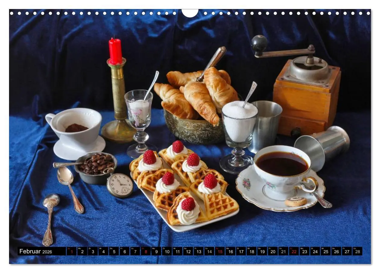 Bild: 9783516018295 | Feine Kaffeevariationen (Wandkalender 2026 DIN A3 quer), CALVENDO...