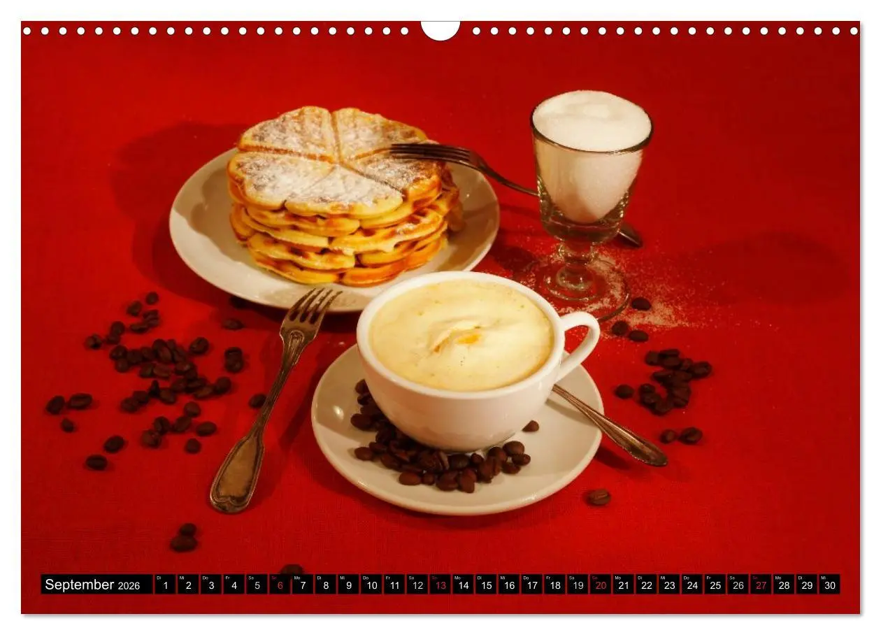 Bild: 9783516018295 | Feine Kaffeevariationen (Wandkalender 2026 DIN A3 quer), CALVENDO...
