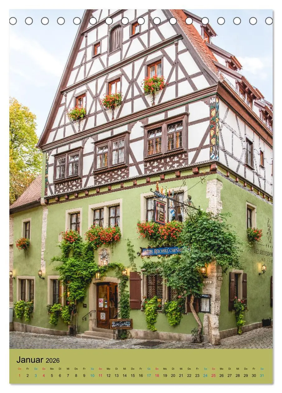 Bild: 9783516328295 | Rothenburg ob der Tauber (Tischkalender 2026 DIN A5 hoch), CALVENDO...