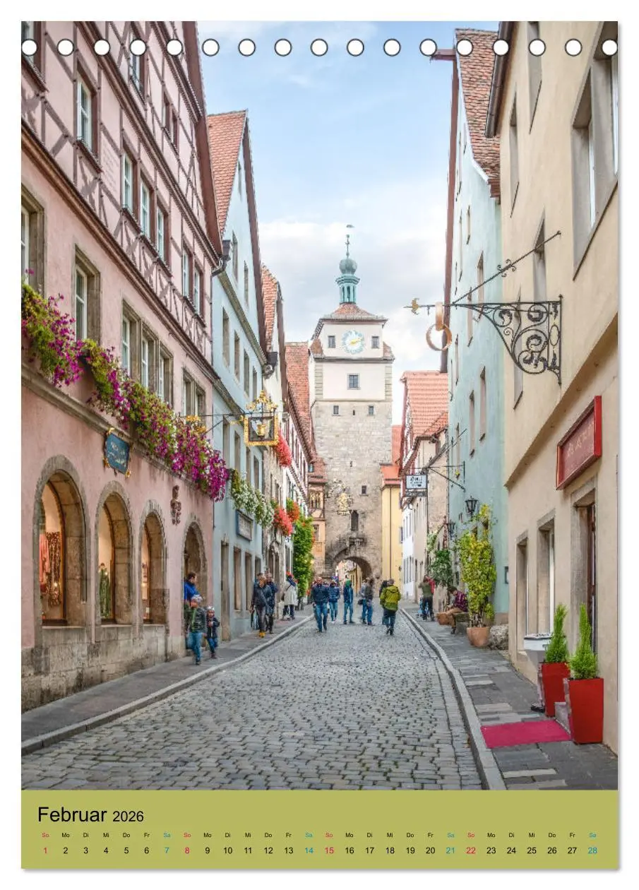 Bild: 9783516328295 | Rothenburg ob der Tauber (Tischkalender 2026 DIN A5 hoch), CALVENDO...
