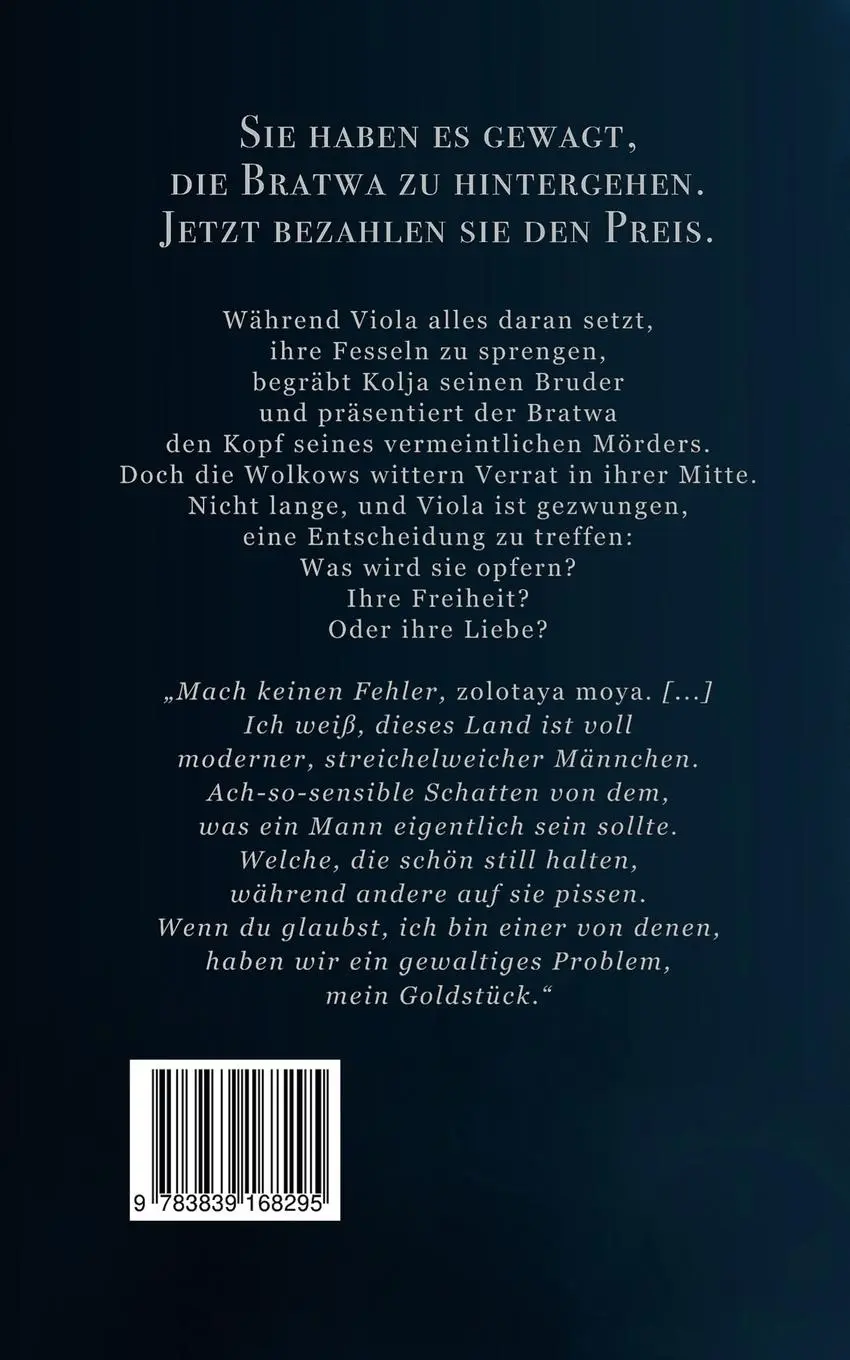 Rückseite: 9783839168295 | Violas Verrat | Dark Mafia Romance | Lola Lingus | Taschenbuch | 2022