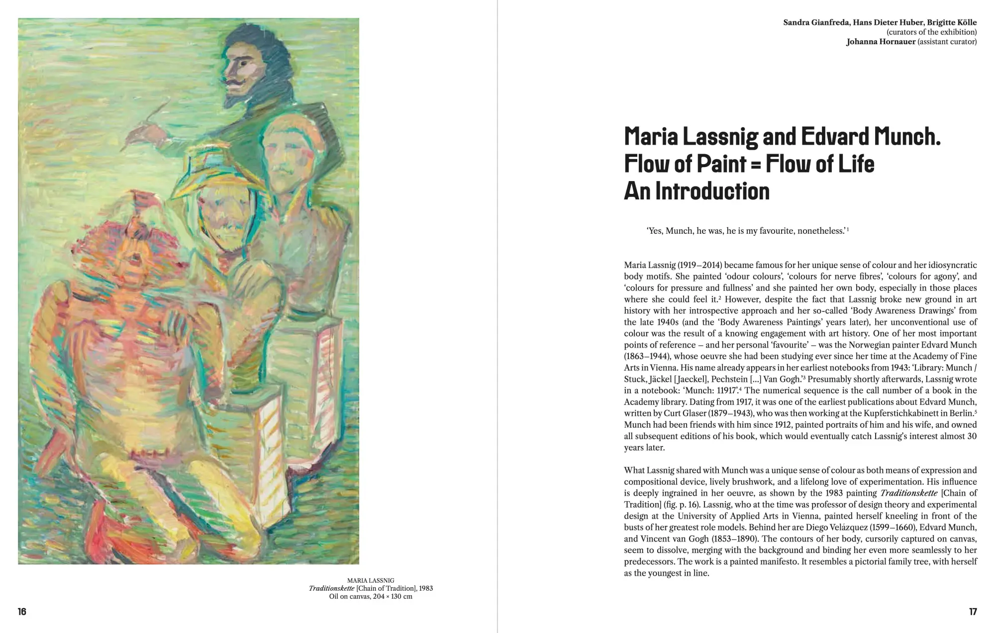 Bild: 9783954768295 | Flow of Paint = Flow of Life | Maria Lassnig and Edvard Munch | Buch
