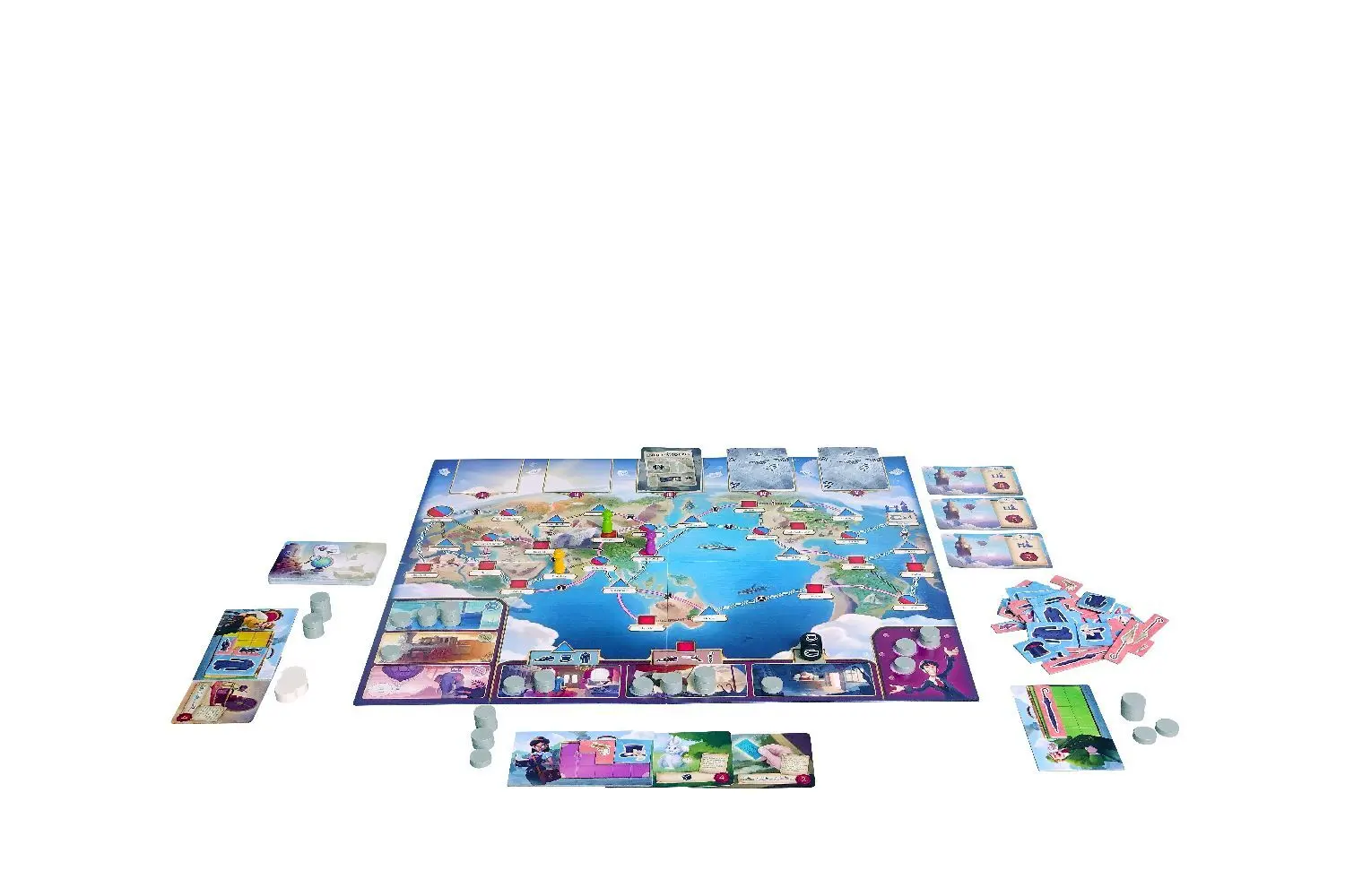 Bild: 9001890668395 | 80 Days | Spiel | In Schachtel | 6683 | Deutsch | 2022 | Piatnik