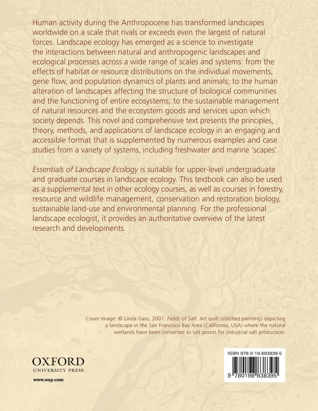 Rückseite: 9780198838395 | Essentials of Landscape Ecology | Kimberly A With | Taschenbuch | 2019