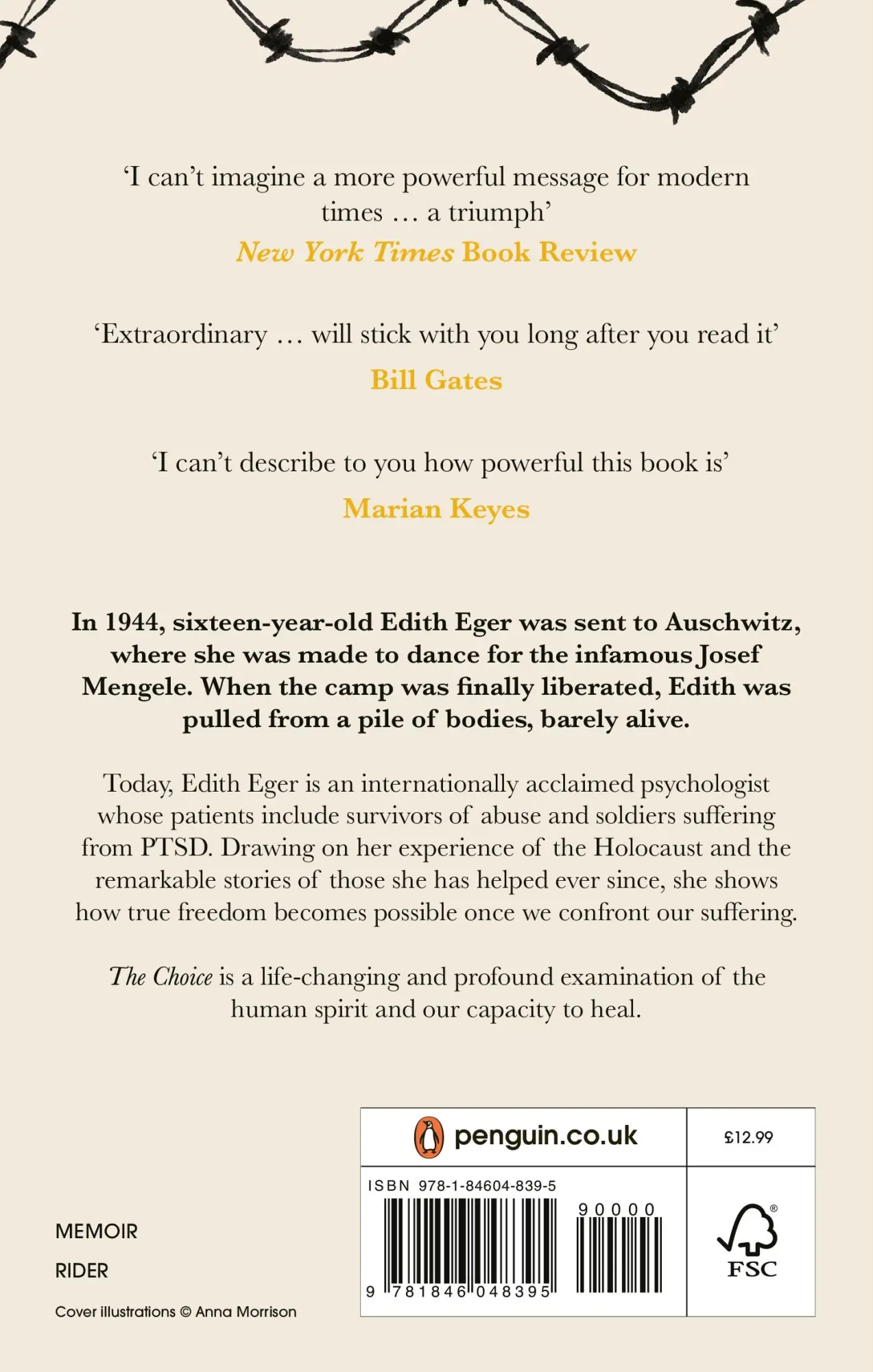 Rückseite: 9781846048395 | The Choice | Edith Eger | Taschenbuch | Englisch | 2024 | Century