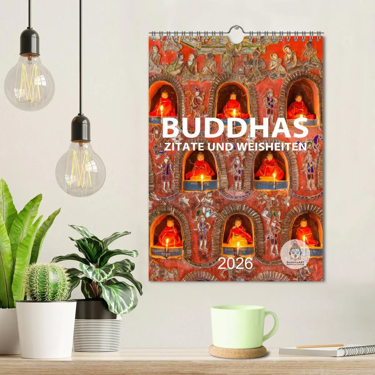 Bild: 9783516318395 | Buddhas Zitate und Weisheiten (Wandkalender 2026 DIN A4 hoch),...