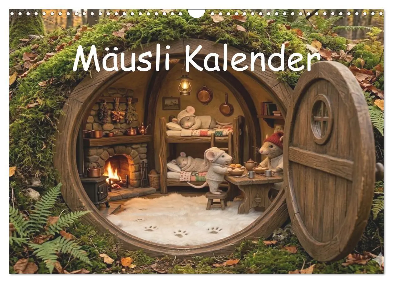 Cover: 9783569888395 | Mäusli Kalender (Wandkalender 2027 DIN A3 quer), CALVENDO...
