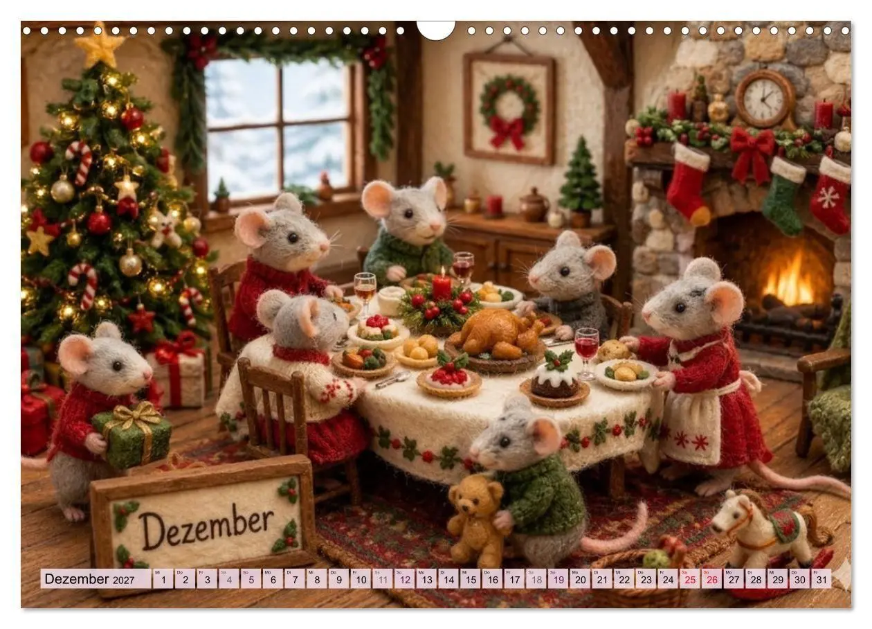 Bild: 9783569888395 | Mäusli Kalender (Wandkalender 2027 DIN A3 quer), CALVENDO...