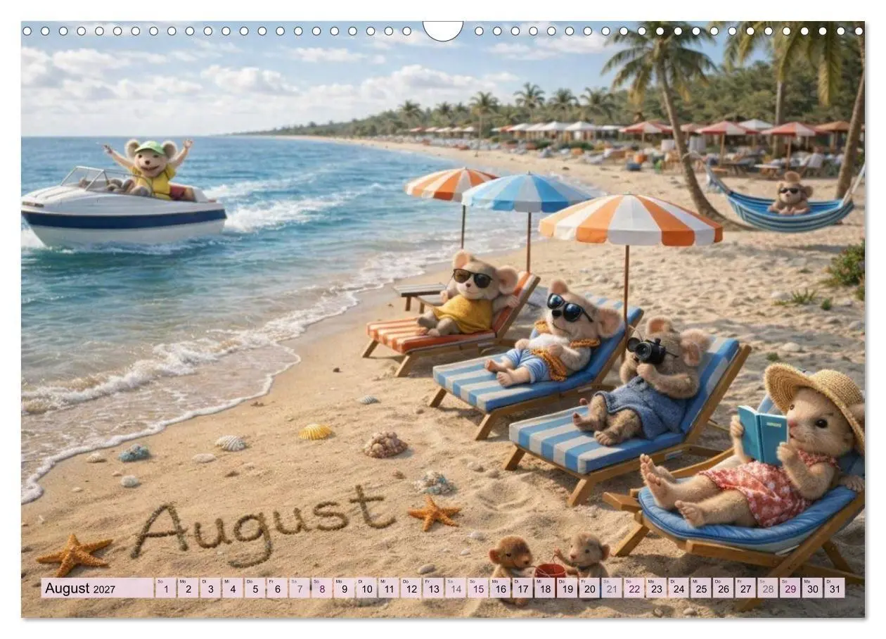 Bild: 9783569888395 | Mäusli Kalender (Wandkalender 2027 DIN A3 quer), CALVENDO...