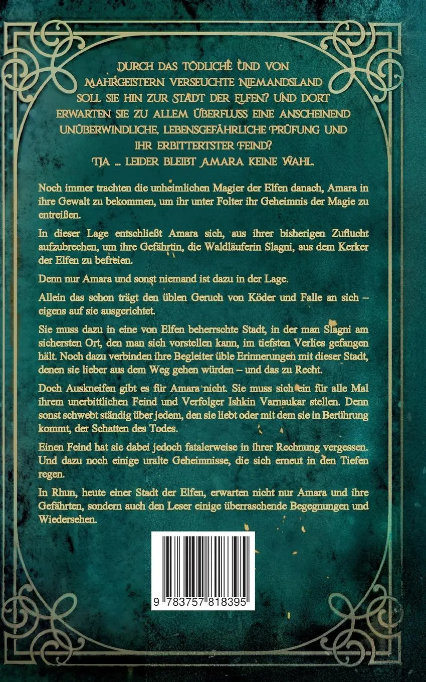 Rückseite: 9783757818395 | Der Pfad des Magiers | Die Stadt der Elfen | Horus W. Odenthal | Buch