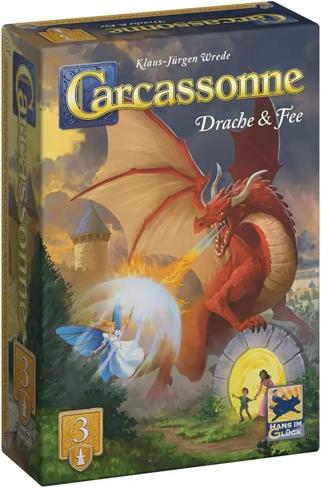 Cover: 4015566018495 | Carcassonne - Drache &amp; Fee | Spiel | Deutsch | 2025