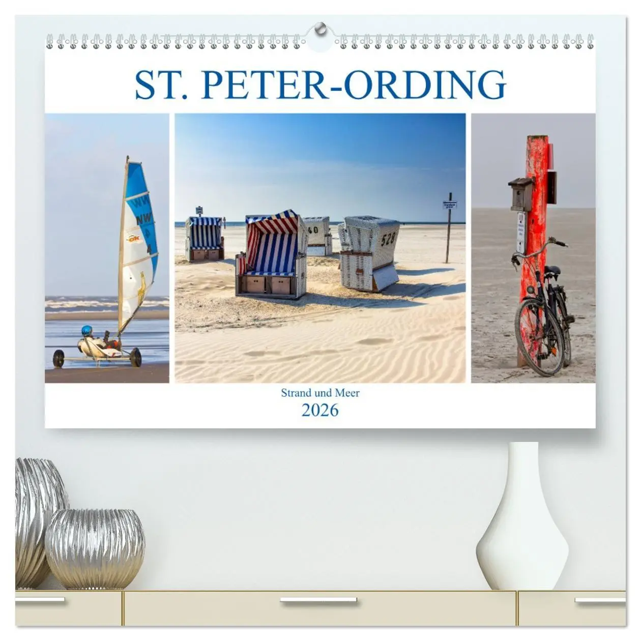 Cover: 9783457768495 | ST. PETER ORDING Strand und Meer (hochwertiger Premium Wandkalender...