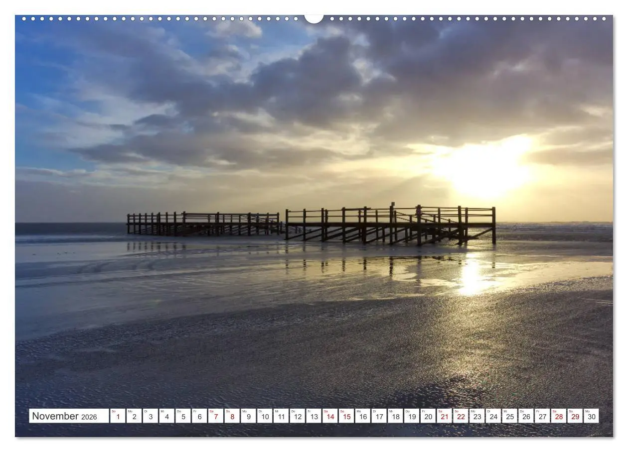Bild: 9783457768495 | ST. PETER ORDING Strand und Meer (hochwertiger Premium Wandkalender...