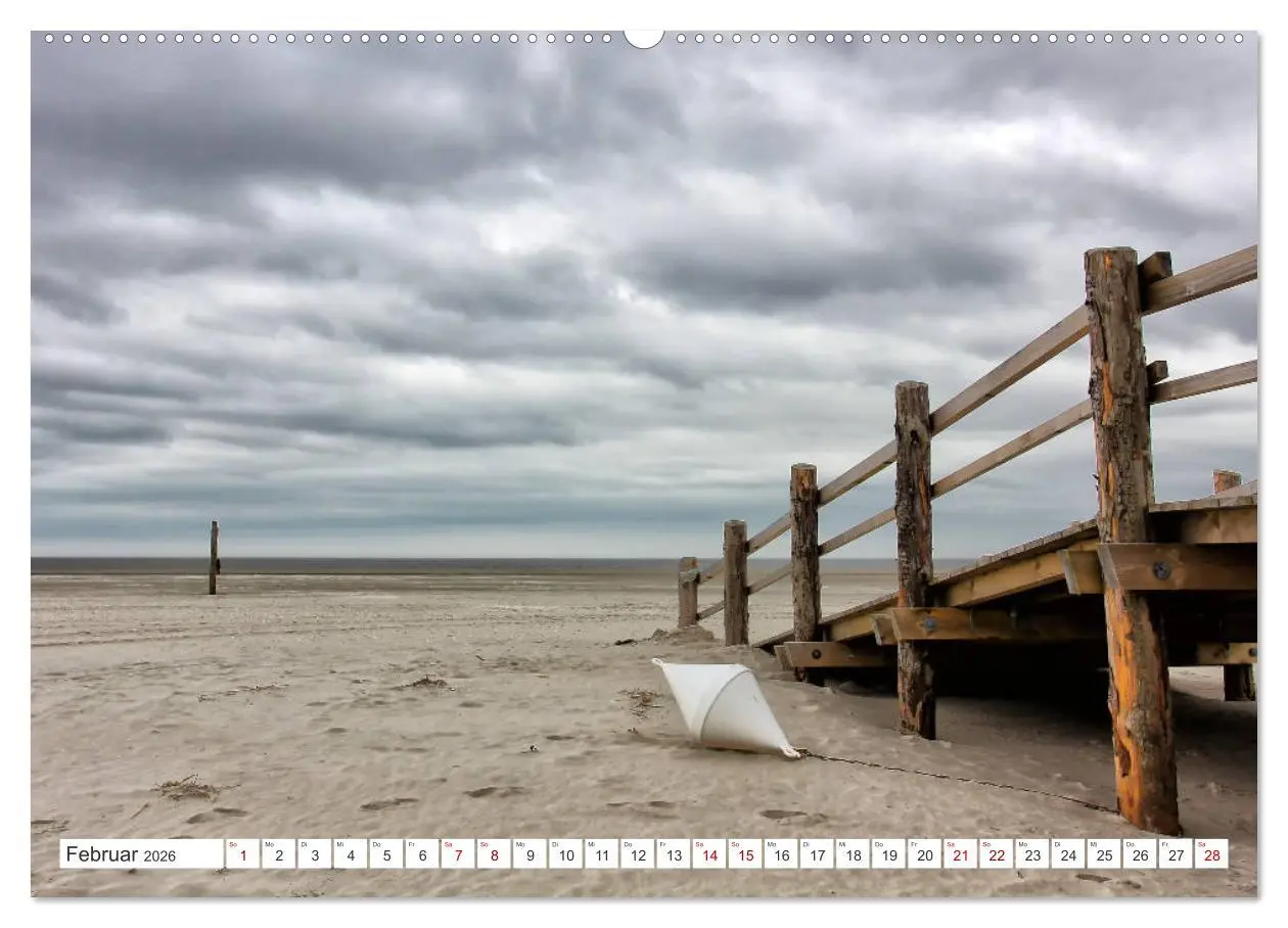 Bild: 9783457768495 | ST. PETER ORDING Strand und Meer (hochwertiger Premium Wandkalender...