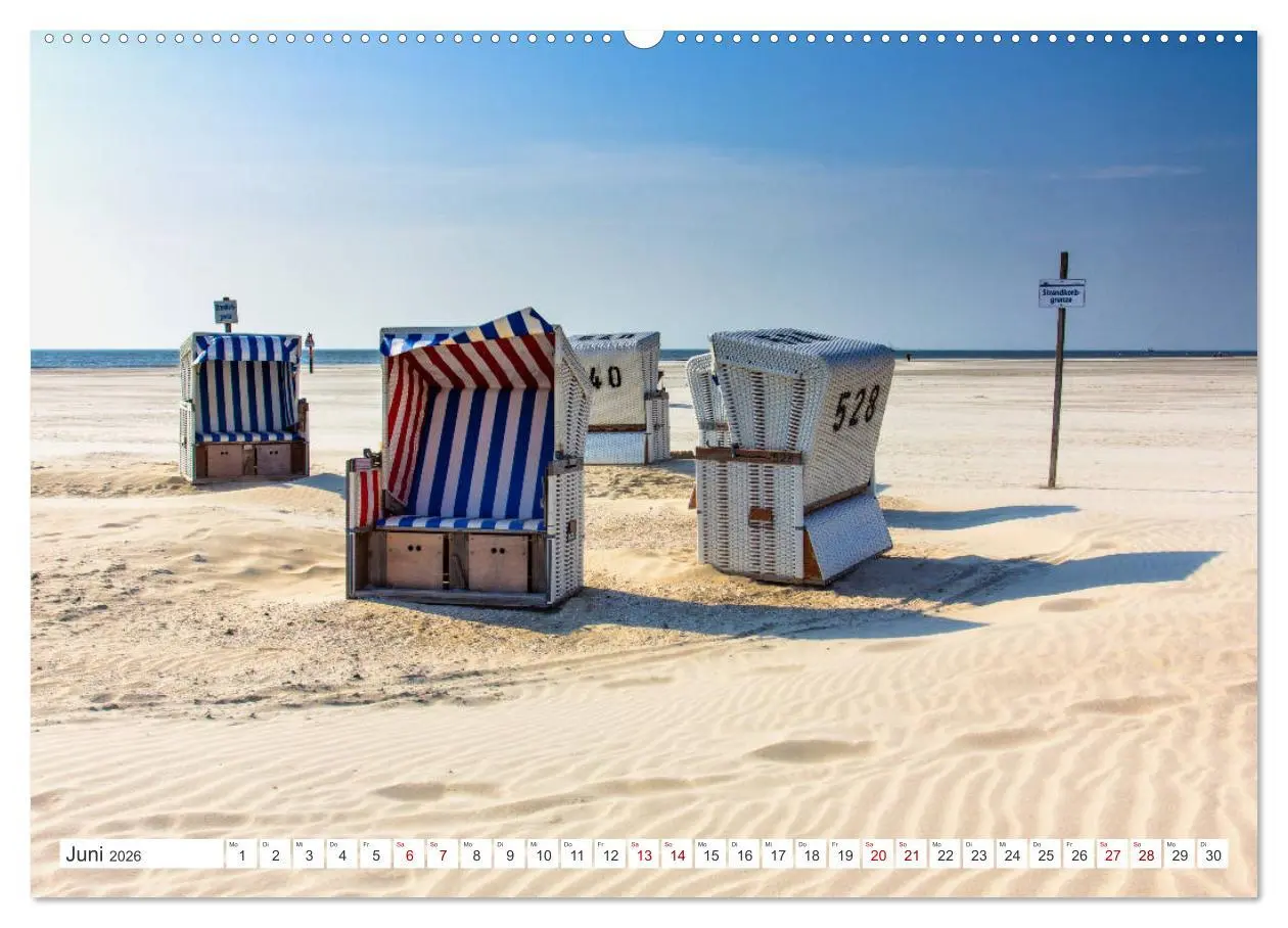 Bild: 9783457768495 | ST. PETER ORDING Strand und Meer (hochwertiger Premium Wandkalender...
