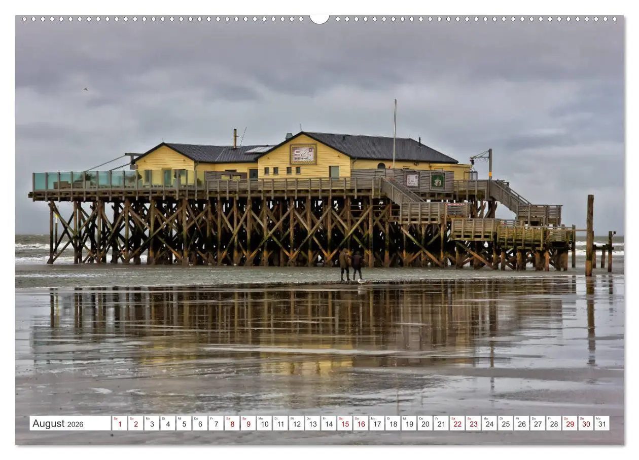 Bild: 9783457768495 | ST. PETER ORDING Strand und Meer (hochwertiger Premium Wandkalender...
