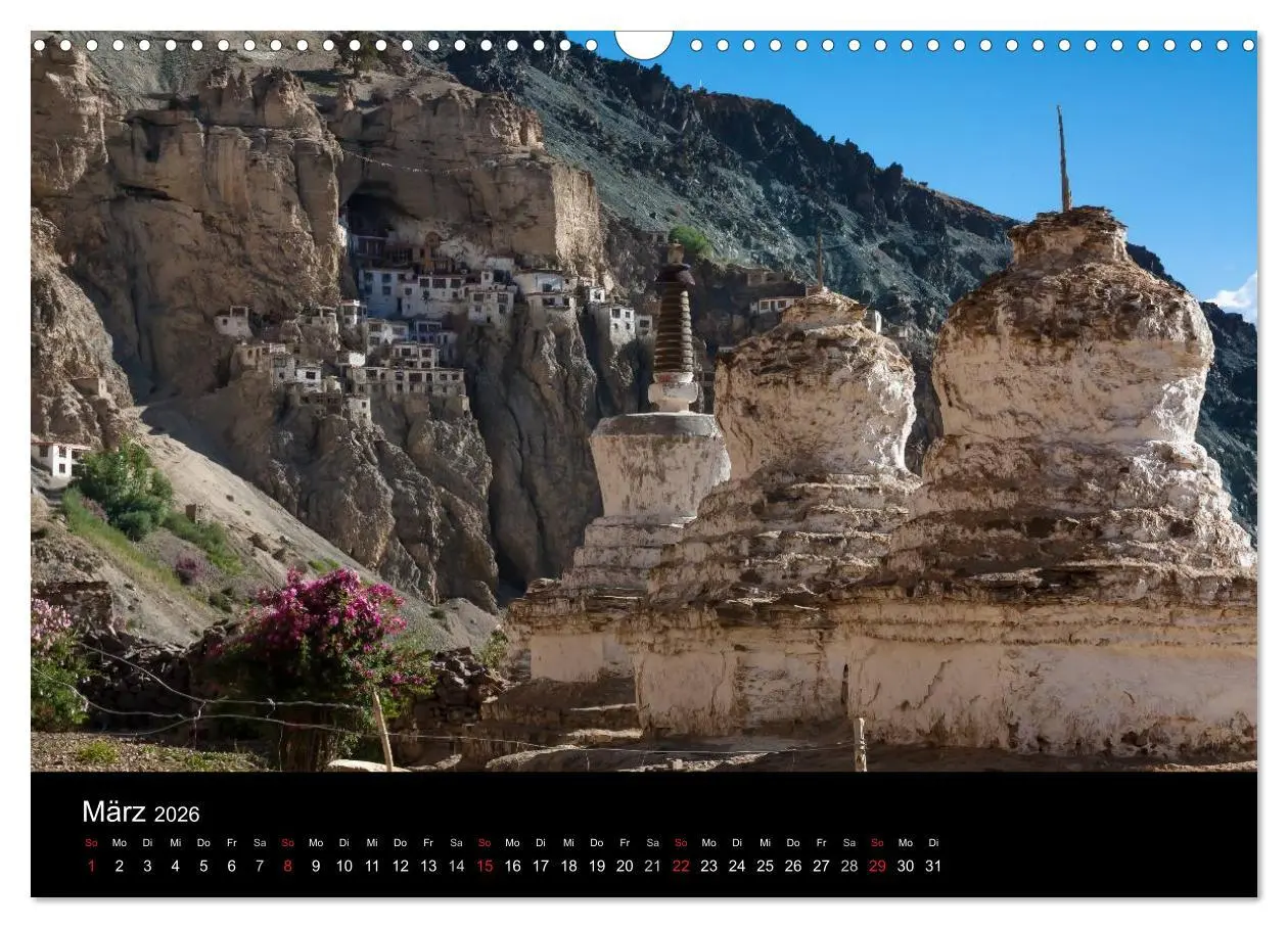 Bild: 9783516098495 | Buddhismus im Himalaya (Wandkalender 2026 DIN A3 quer), CALVENDO...