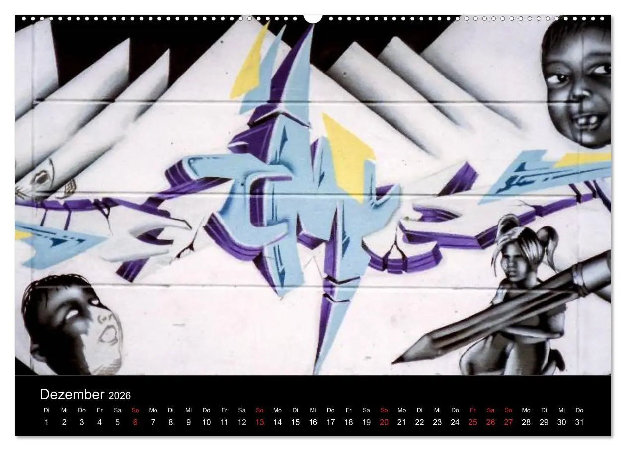 Bild: 9783516168495 | Graffiti - Kunst aus der Dose (hochwertiger Premium Wandkalender...