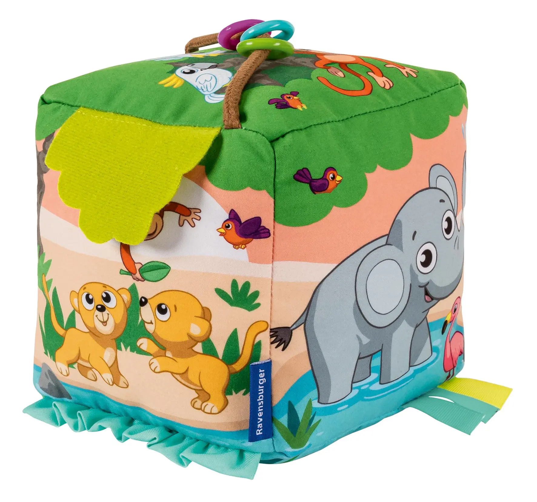 Cover: 4005556048595 | Play+ Motorik-Musik-Spiel-Würfel: Wilde Tiere - ab 6 Monate | Spiel