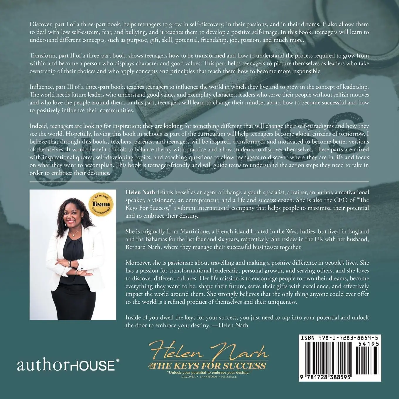 Rückseite: 9781728388595 | The Success Guide for Teens | Keys to Generate a 6 Figure Mindset