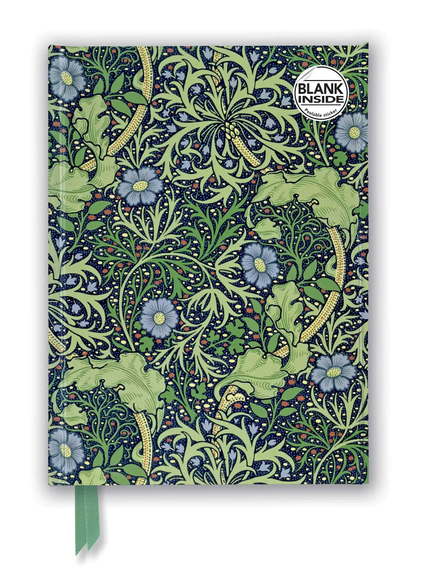 Cover: 9781839648595 | William Morris: Seaweed (Foiled Blank Journal) | Flame Tree Publishing