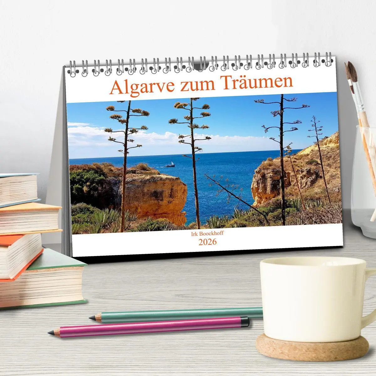 Bild: 9783457828595 | Algarve zum Träumen (Tischkalender 2026 DIN A5 quer), CALVENDO...