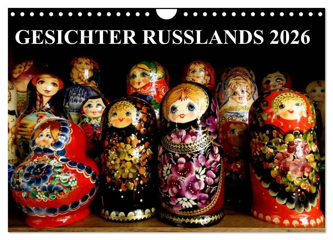 Cover: 9783516088595 | GESICHTER RUSSLANDS 2026 (Wandkalender 2026 DIN A4 quer), CALVENDO...