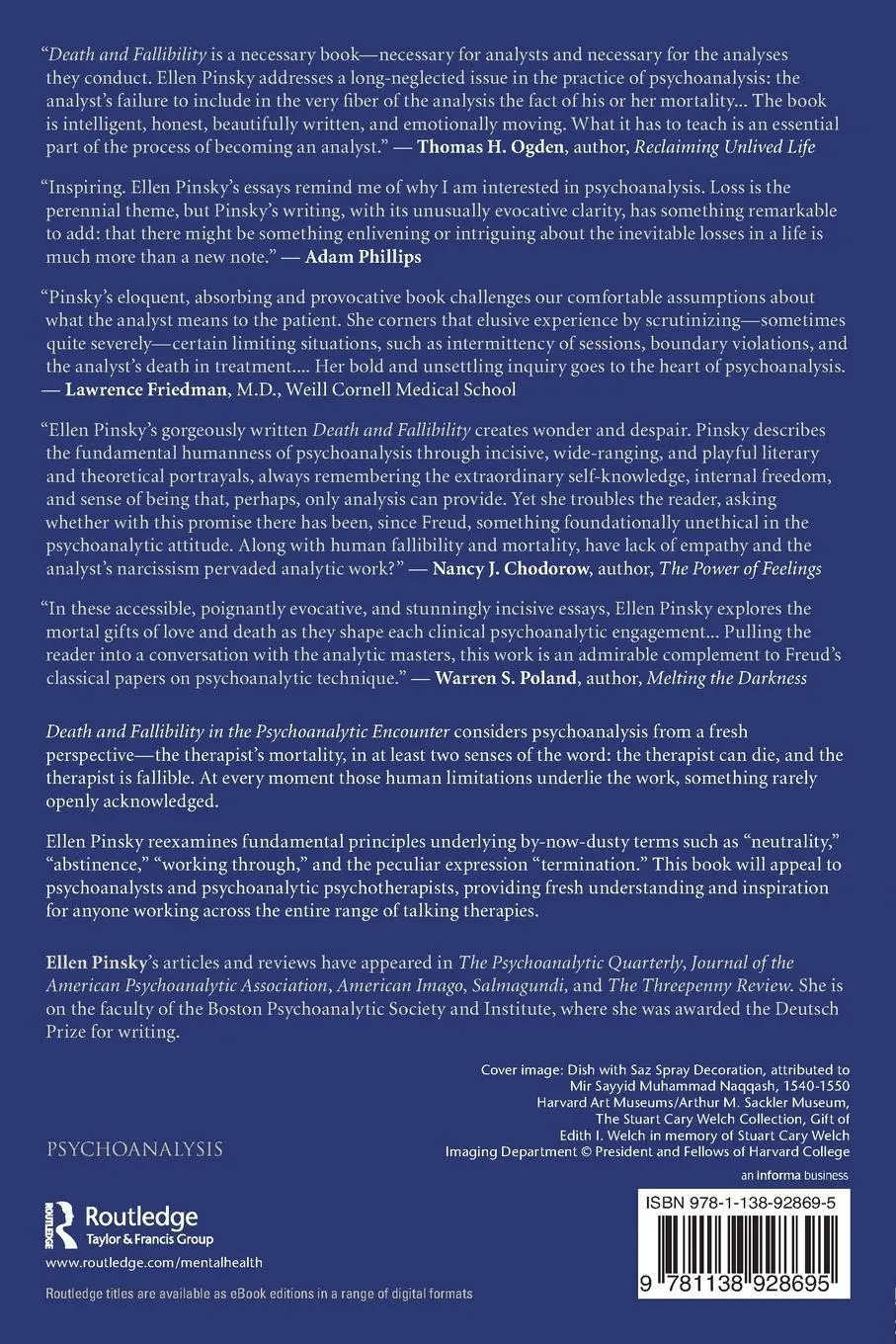 Rückseite: 9781138928695 | Death and Fallibility in the Psychoanalytic Encounter | Mortal Gifts
