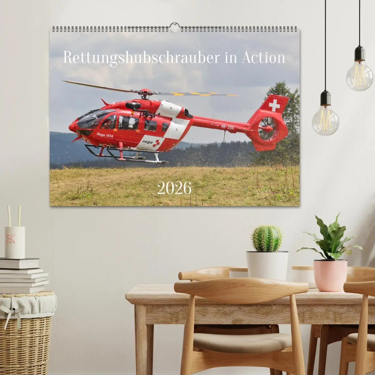 Bild: 9783457508695 | Rettungshubschrauber in Action (Wandkalender 2026 DIN A2 quer),...