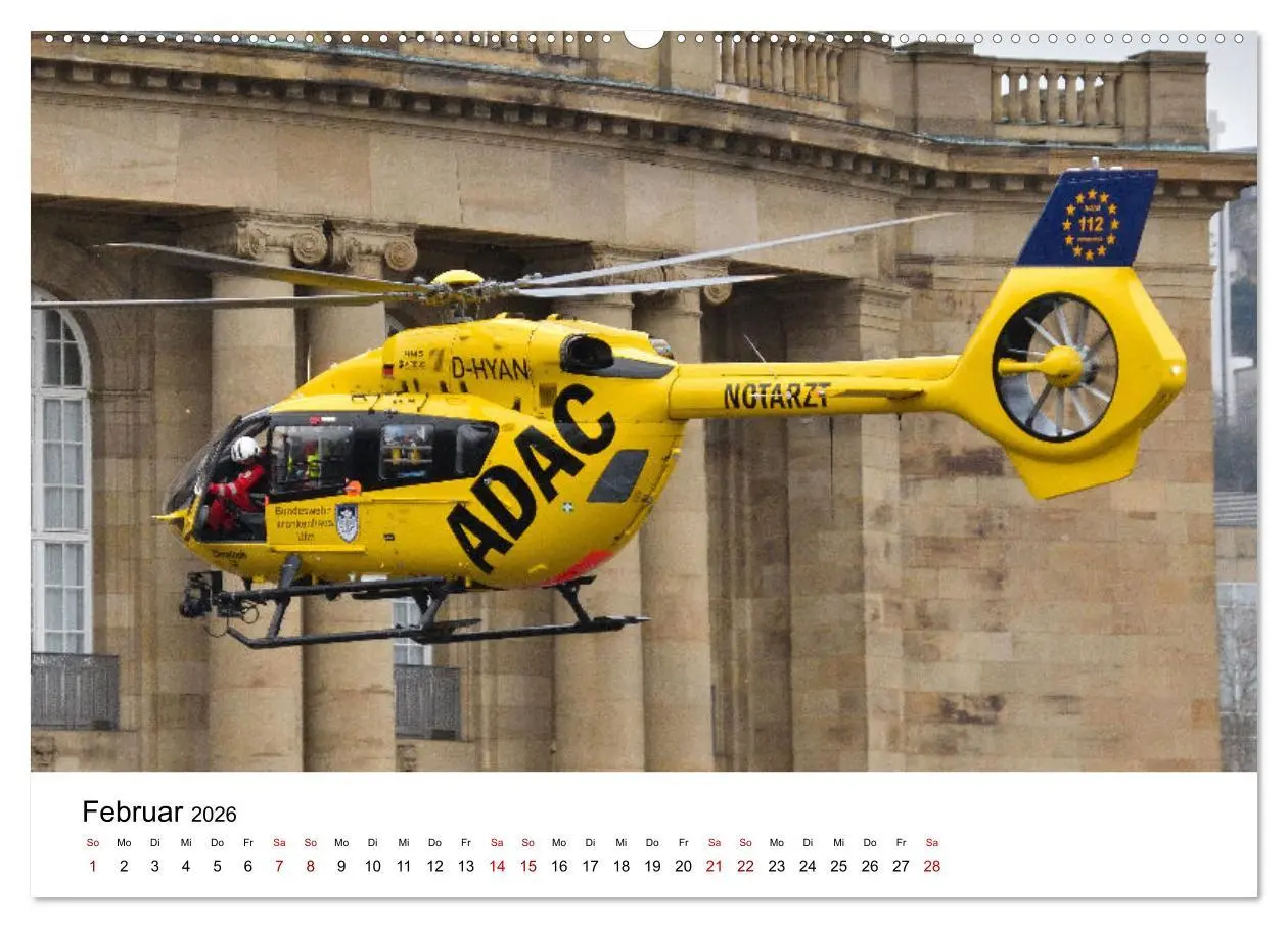 Bild: 9783457508695 | Rettungshubschrauber in Action (Wandkalender 2026 DIN A2 quer),...