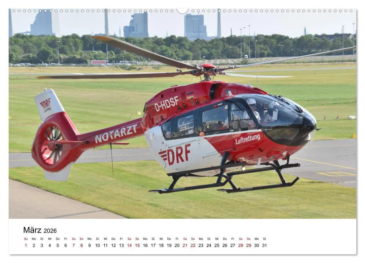 Bild: 9783457508695 | Rettungshubschrauber in Action (Wandkalender 2026 DIN A2 quer),...