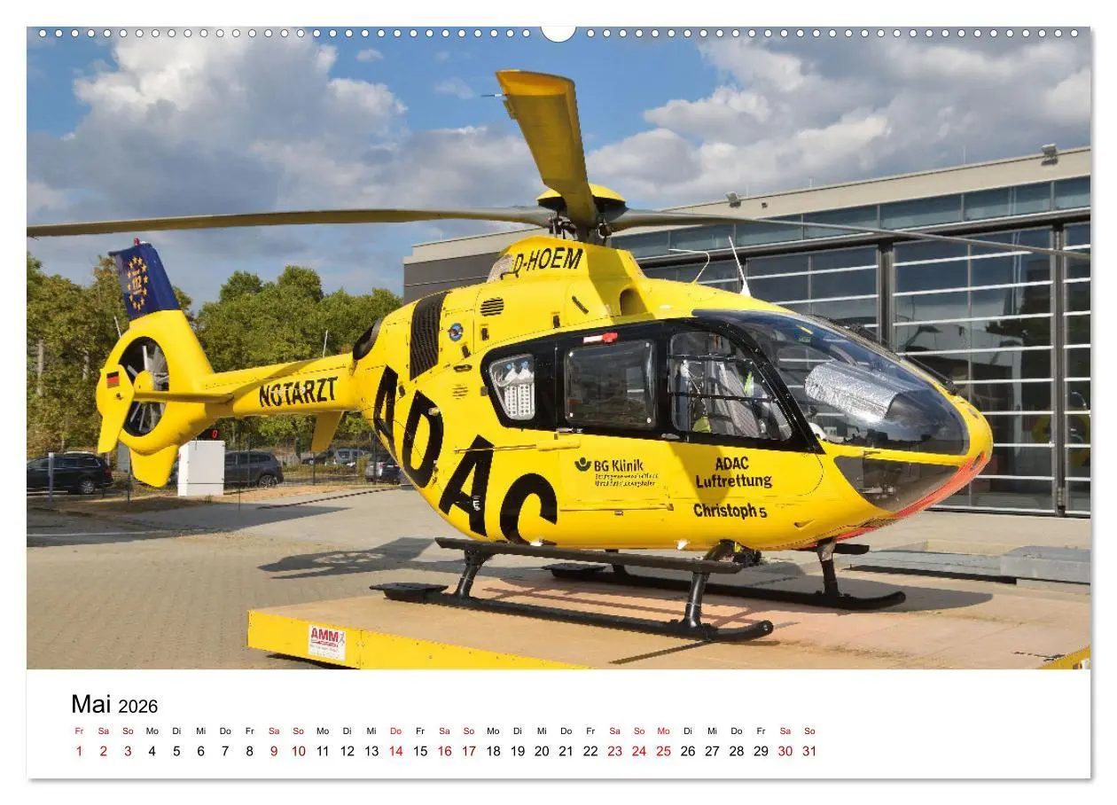 Bild: 9783457508695 | Rettungshubschrauber in Action (Wandkalender 2026 DIN A2 quer),...