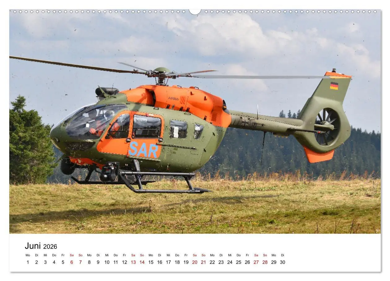 Bild: 9783457508695 | Rettungshubschrauber in Action (Wandkalender 2026 DIN A2 quer),...