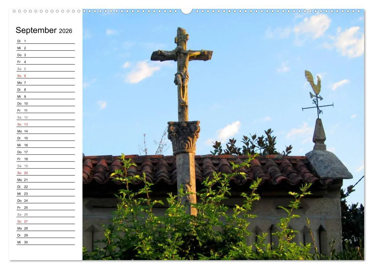 Bild: 9783457988695 | Jakobsweg - Camino Portugues (Wandkalender 2026 DIN A2 quer),...
